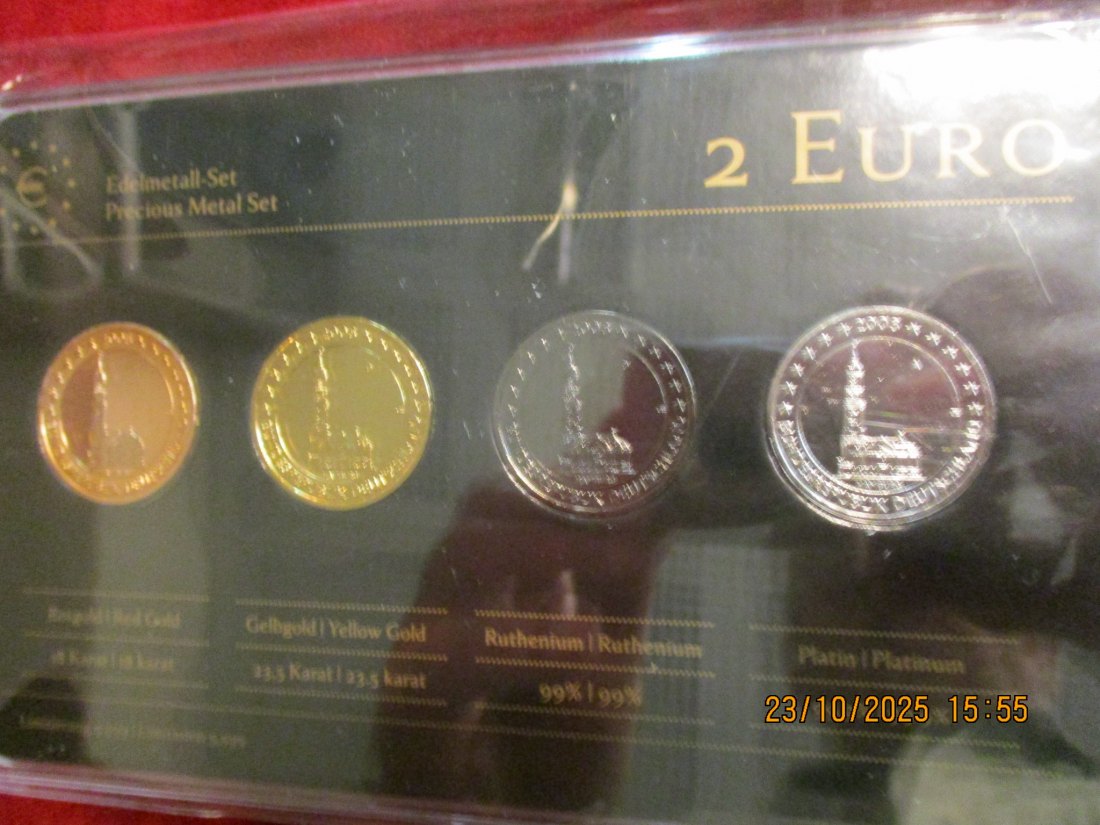  2 Euro Set Deutschland siehe Foto Gewicht: Ca 110,g   