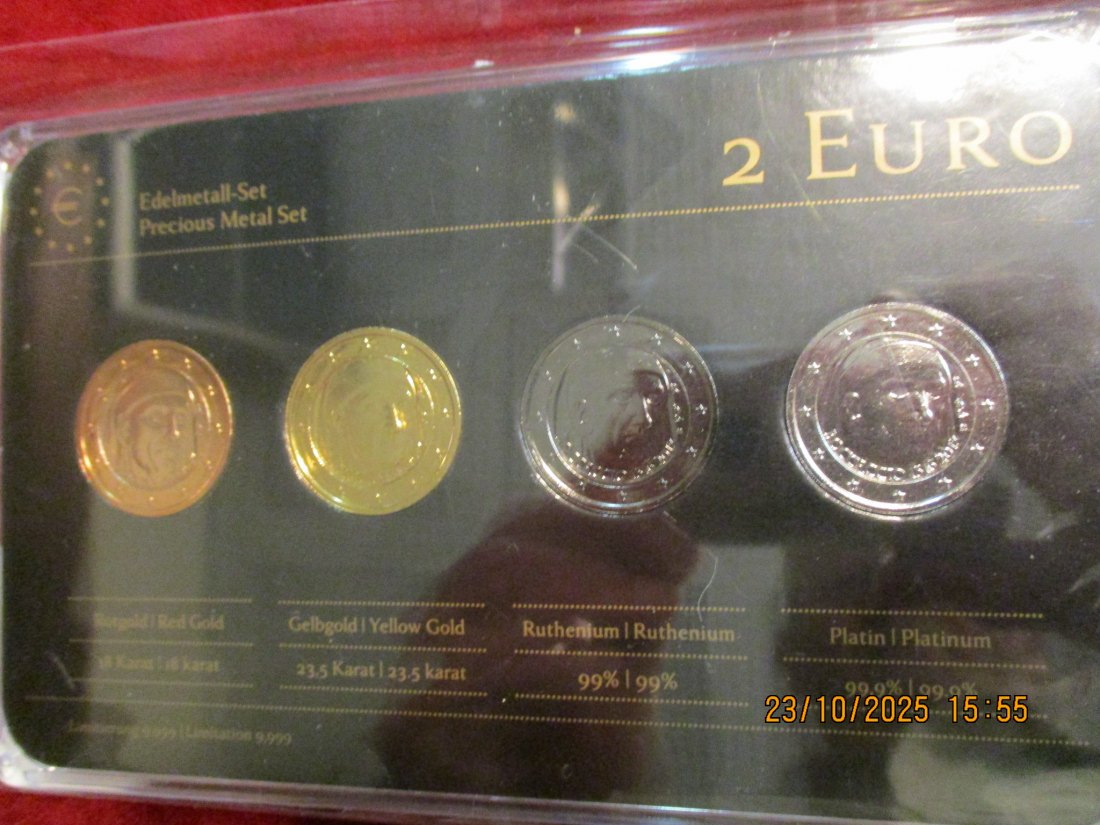  2 Euro Set Italien siehe Foto Gewicht: Ca 110,g   