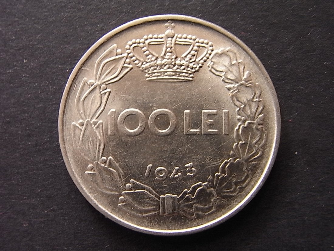  Rumänien 100 Lei 1943 ss+   