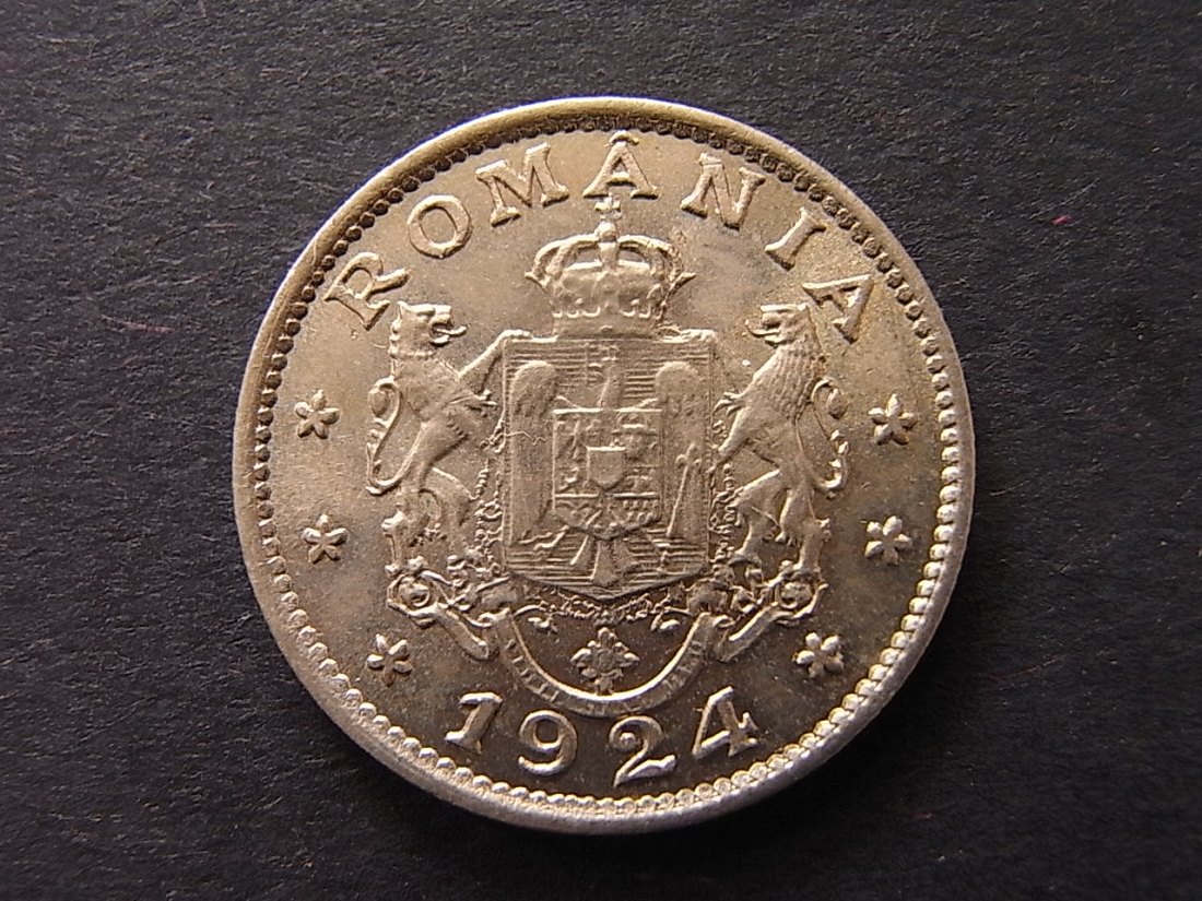  Rumänien 1 Leu 1924 unc   