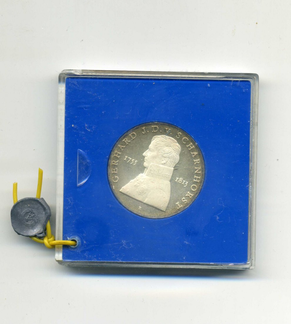 10 Mark 1980 Scharnhorst PP original verpackt mit Plombe