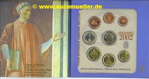 Italien ....offizieller KMS.....2002....bu.   