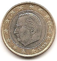  Belgien 1 Euro 1999 #47   
