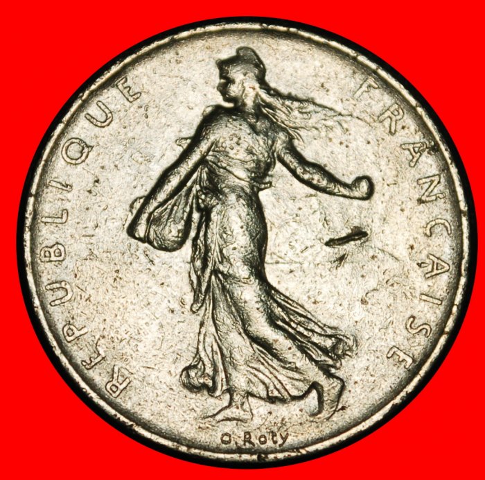 Ⰿ SUN (1960-2001): FRANCE ★ 1 FRANC 1960! SOWER ERROR! F. №226/4!★LOW START★ NO RESERVE!