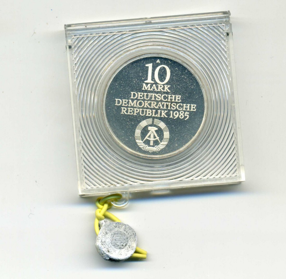 10 Mark 1985 Humboldt Uni PP original verpackt mit Plombe