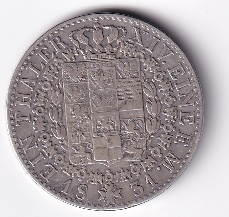  PREUSSEN 1 Taler 1831 A Silber   