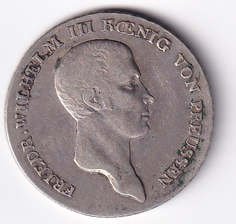  PREUSSEN 1 Taler 1812 A Silber   