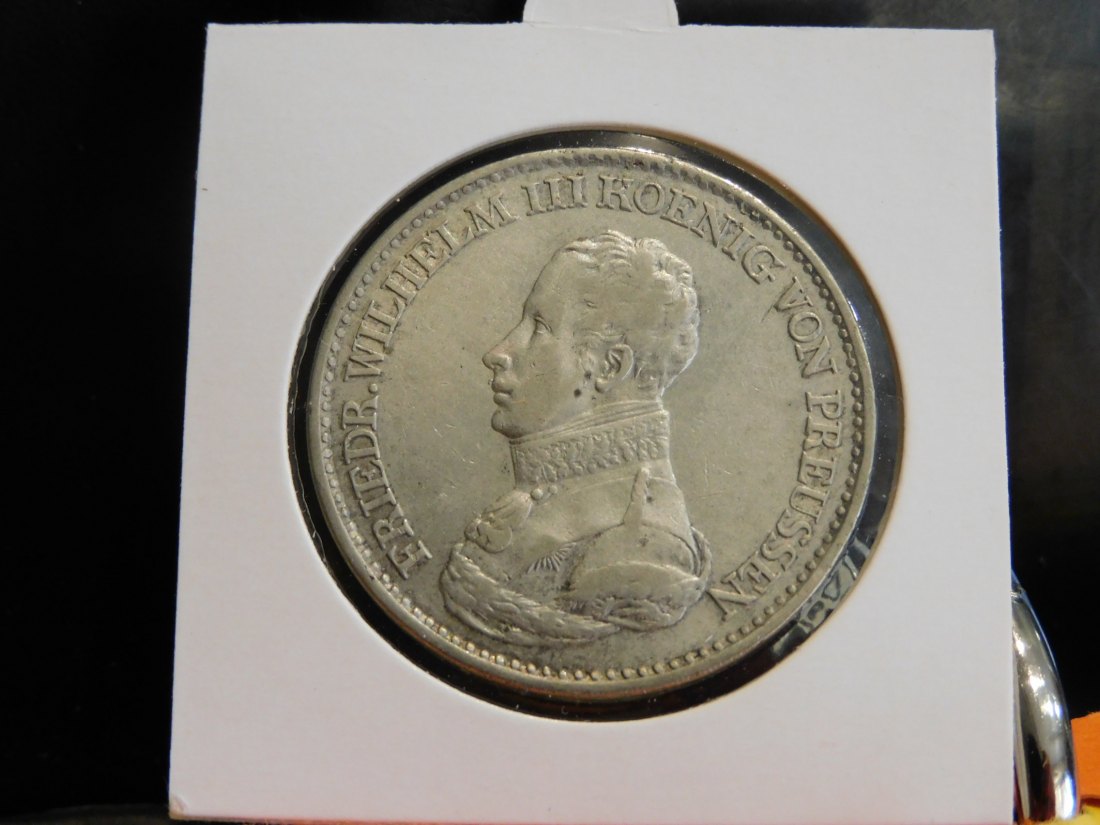 GERMANY 1 THALER 1819D PRUSSIA.GRADE-PLEASE SEE PHOTOS.