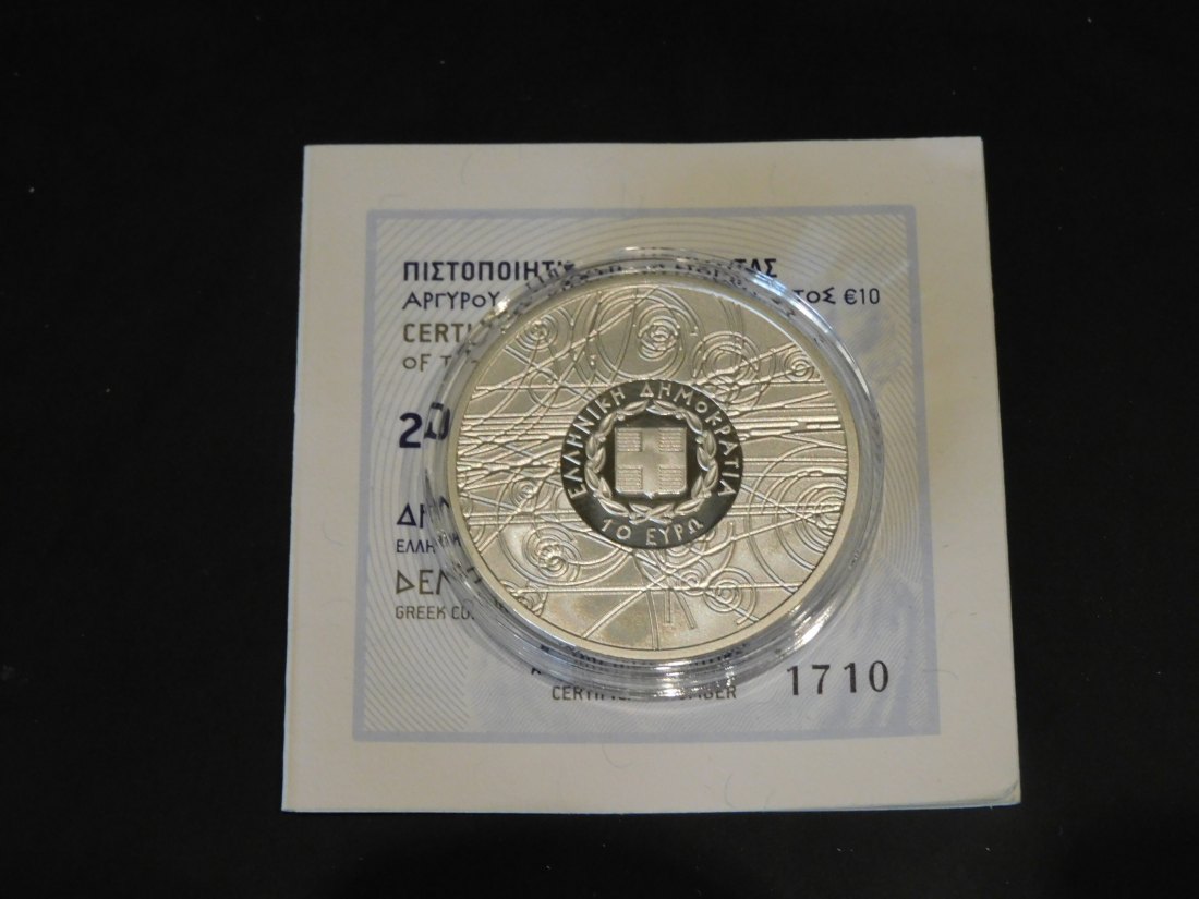 GREECE 10 EURO 2016 DEMOKRITOS.GRADE-PLEASE SEE PHOTOS.