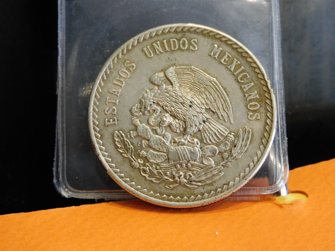 MEXICO 5 PESOS 1948.GRADE-PLEASE SEE PHOTOS.