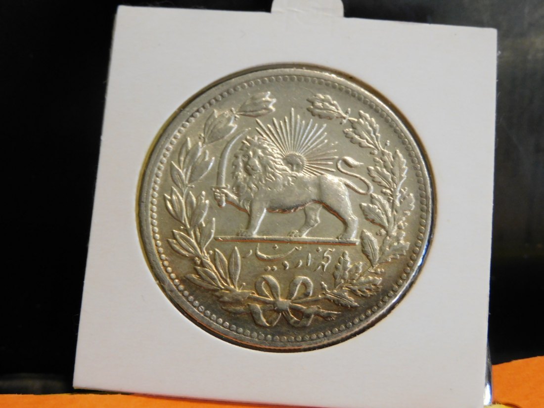  IRAN 5000 DINARS 1902 [1320].GRADE-PLEASE SEE PHOTOS.   