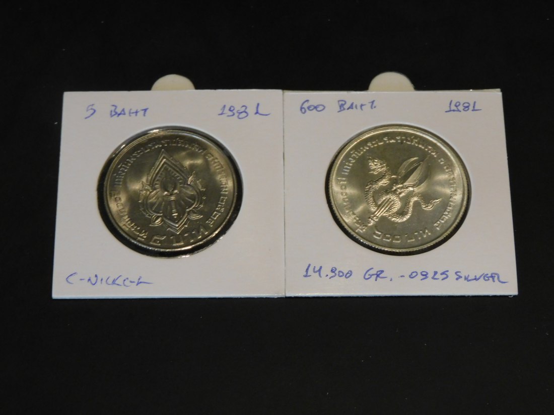 THAILAND 5-600 BAHT 1981.GRADE-PLEASE SEE PHOTOS.