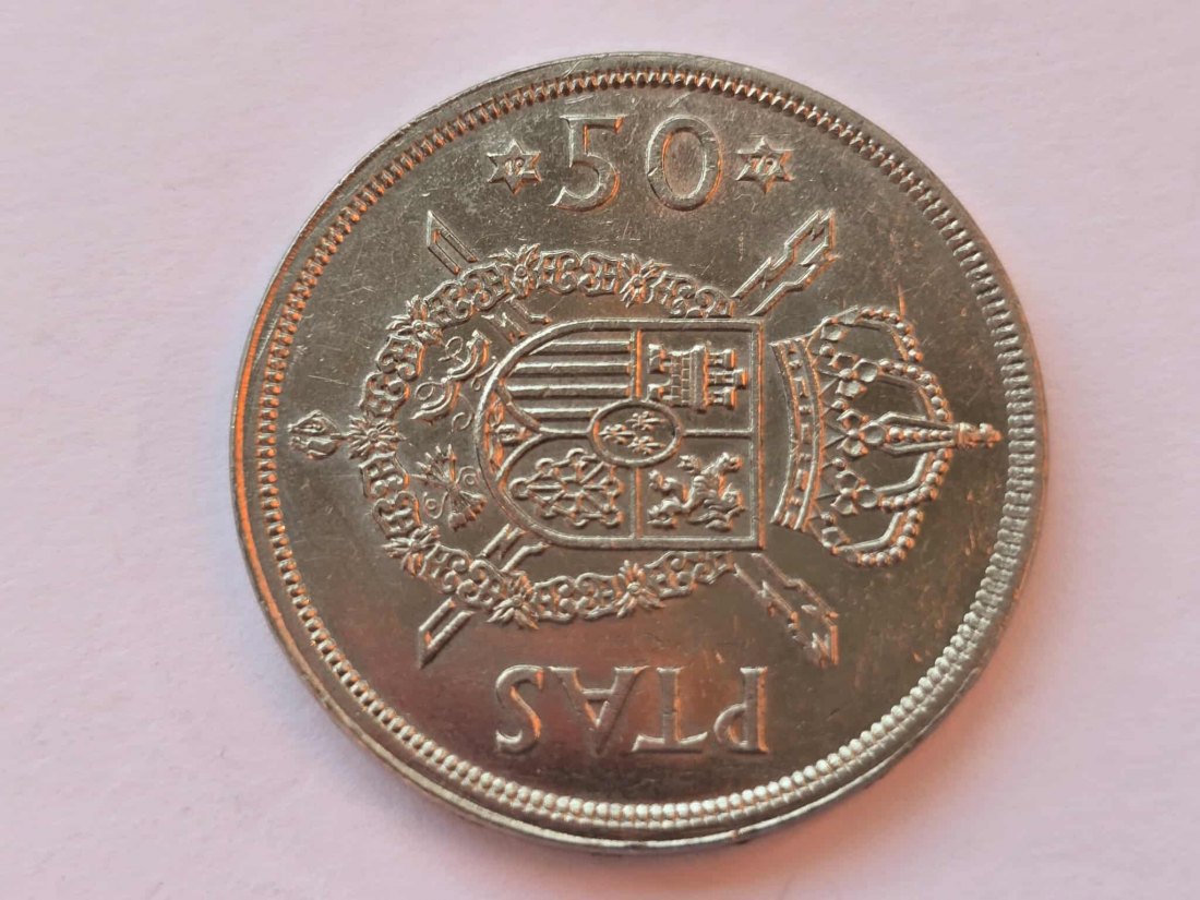 Spanien 50 Peseten 1979 VZ