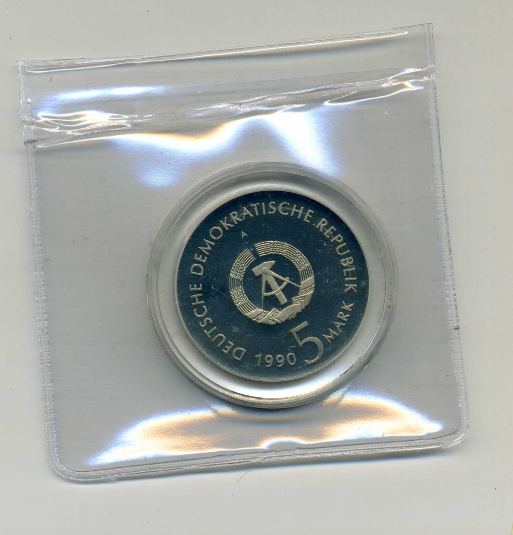 5 Mark 1990 Tucholsky PP verschweißt in Folie