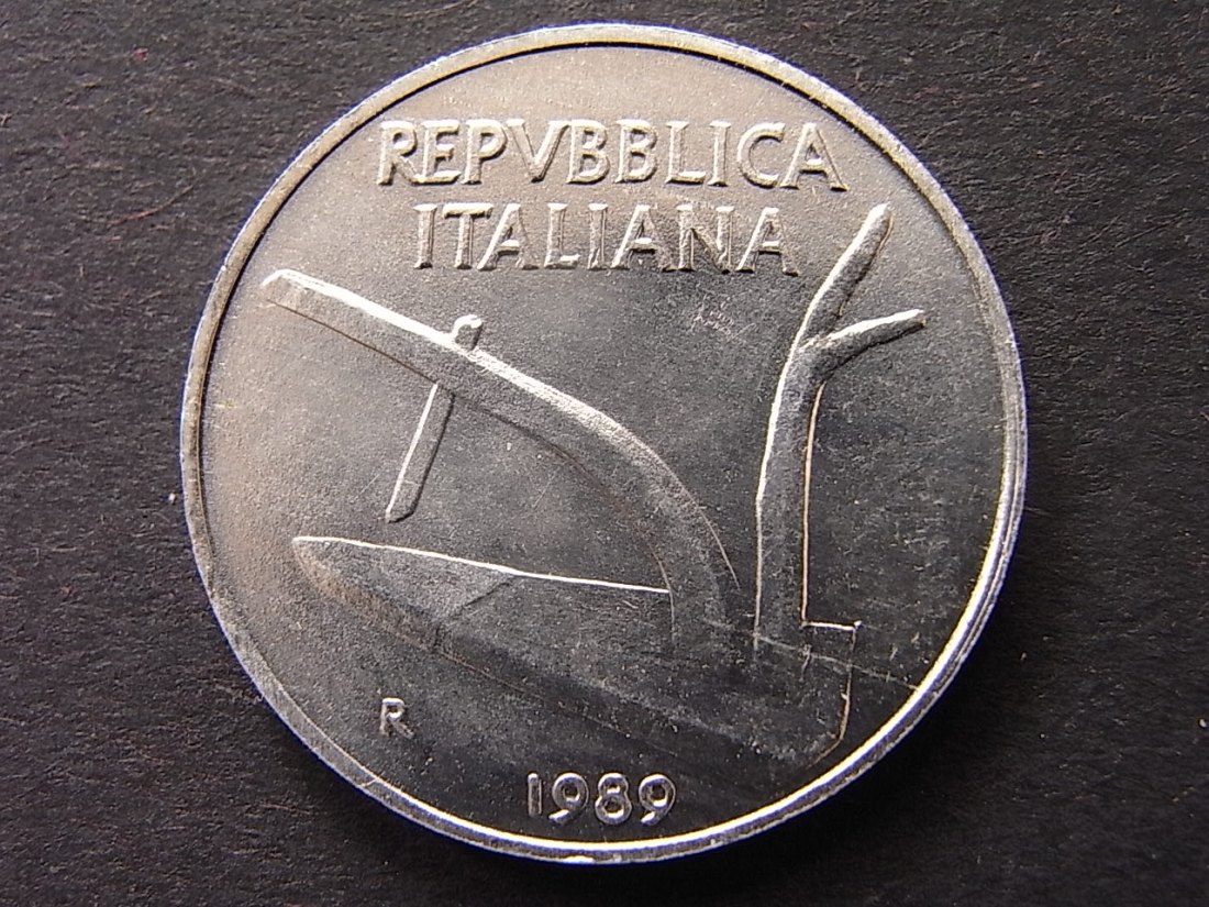  Italien 10 Lire 1989 unc   