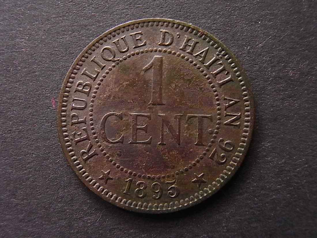  Haiti 1 Cent 1895 ss+   