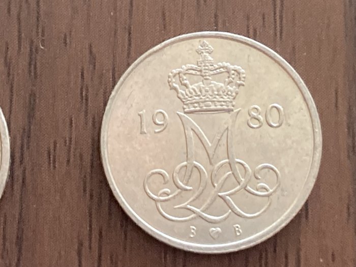 Münze Münzen Umlaufmünze Dänemark 10 Öre 1980