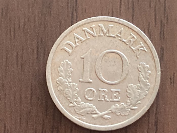 Münze Münzen Umlaufmünze Dänemark 10 Öre 1972
