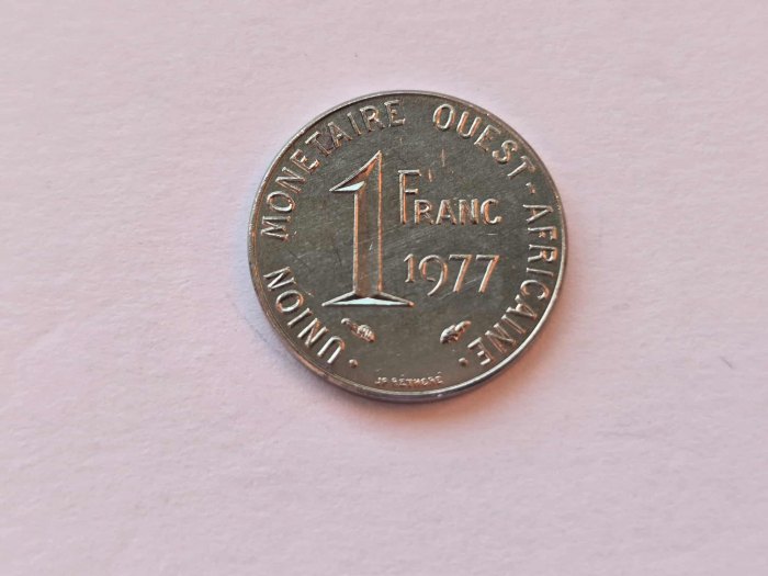 Westafrikanische Staaten 1 Franc 1977 STG