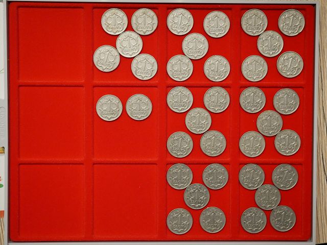  37 x 1 Zloty 1929 POLEN Zweite Republik Adler mit Flügel Mint of Poland Warschau   