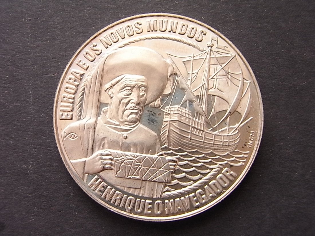  Portugal 2 1/2 Ecu 1991 Heinrich der Seefahrer Proof   