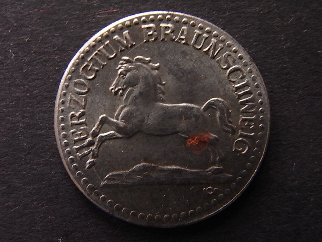  Braunschweig 10 Pfennig 1918 Eisen vzgl Fleck   