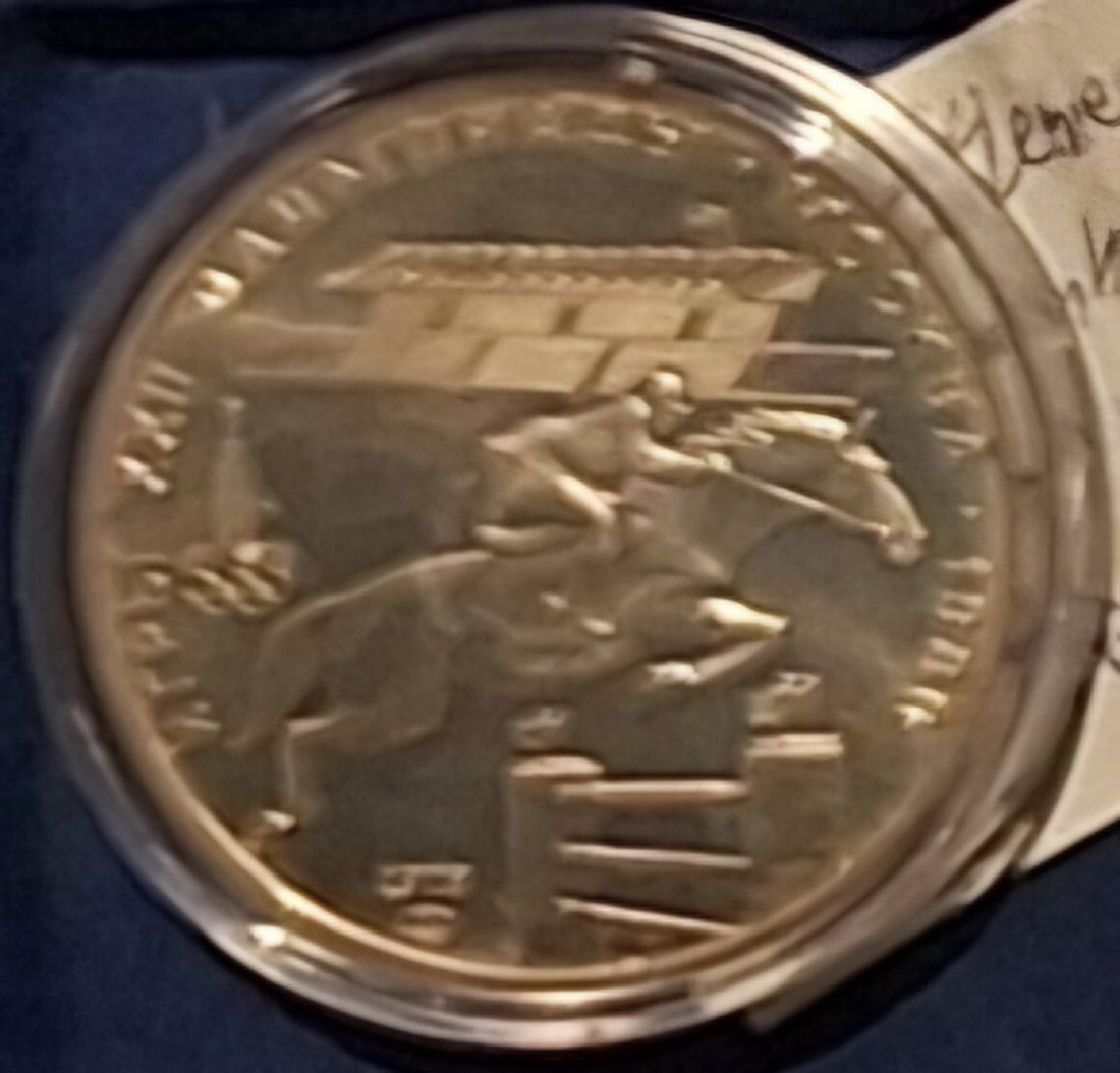  Russland/Sowjetunion, 5 Rubel, 1978 Springreiten, 900er Silber (15g fein) ex.221.000   