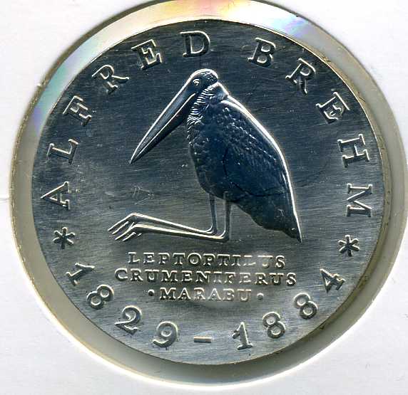 10 Mark 1984 Brehm stempelglanz