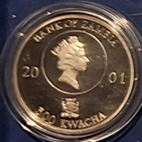  Sambia 500 Kwacha 2001 Serie:Fußball-Weltmeister 1954 - 15g 999er Silber   
