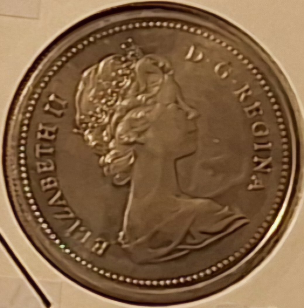  Kanada, Dollar 1975 Elizabeth II Gewicht: 23,33 g 500erSilber = 11,67g fein in Münzrahmen   