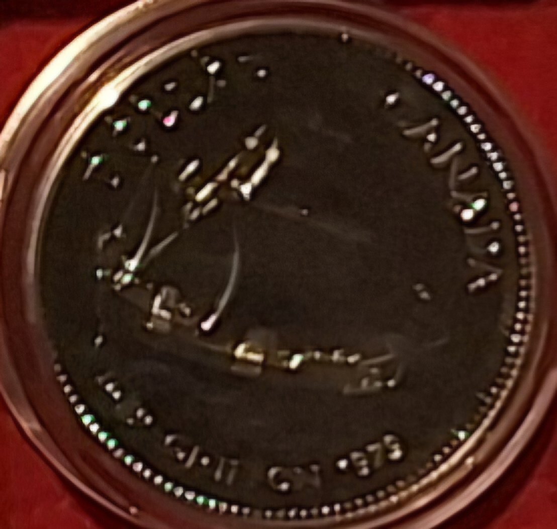  Kanada, Dollar 1979 Elizabeth II Gewicht: 23,33g 500erSilber=11,67g fein gekapselt   