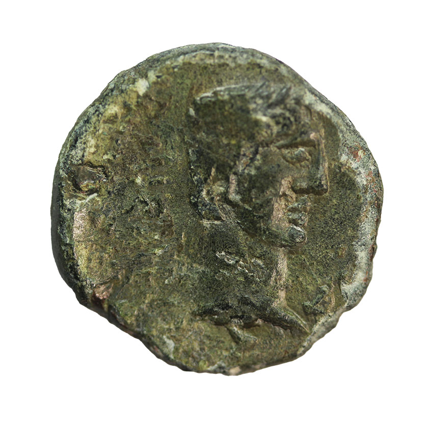 Tiberius and Rhoemetalces II king of Thrace 19-36 AD,AE19, 3,57 g. R