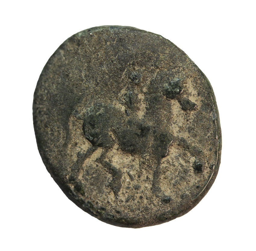 Seuthes III.,King of Thrace,head of Zeus, ca.324 BC,AE15, 4,87 g. RRR