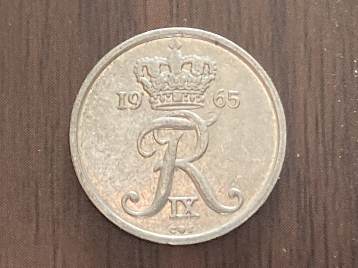 Münze Münzen Umlaufmünze Dänemark 10 Öre 1965