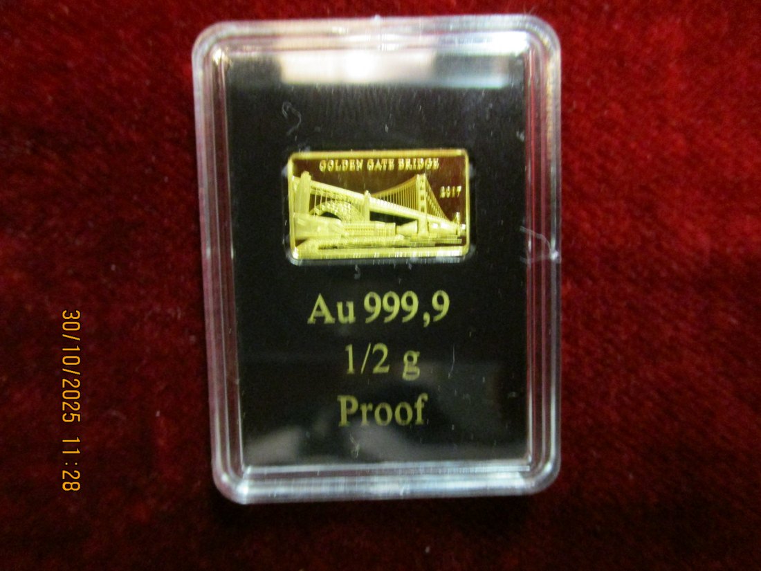  Anlagegold 999,9er Gold Gewicht: 0,5 Gramm /2   