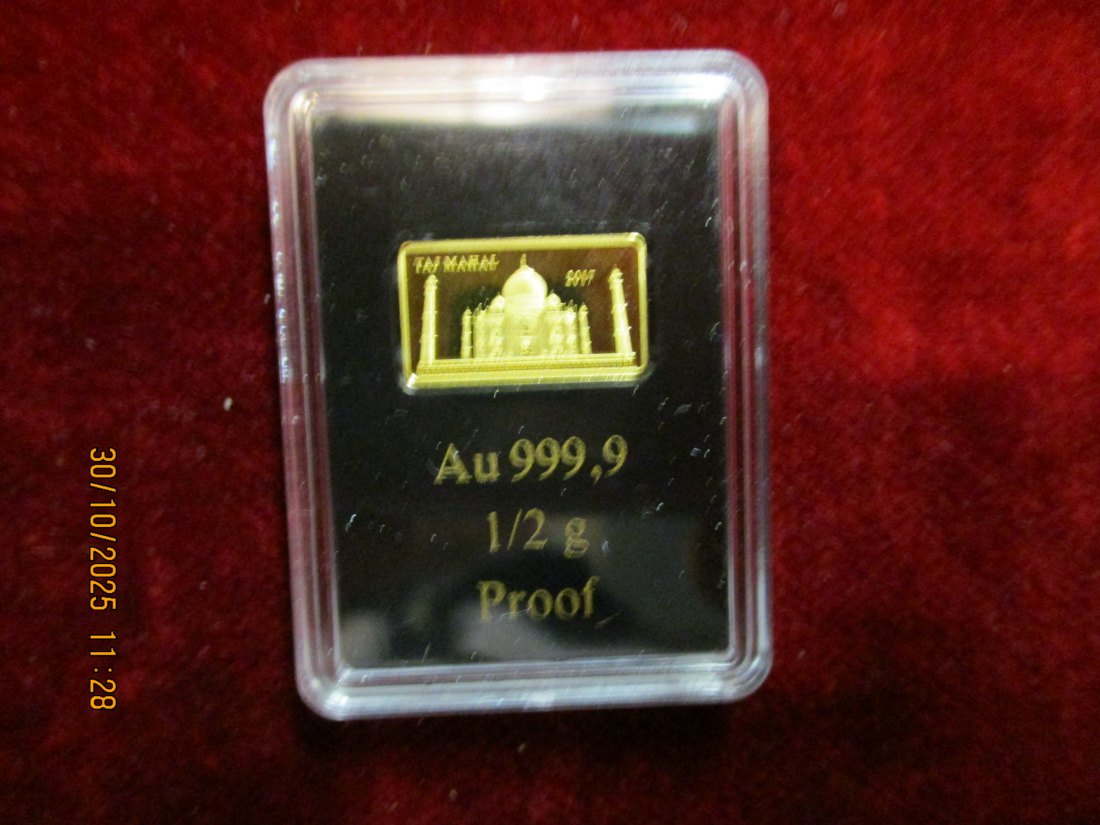  Anlagegold 999,9er Gold Gewicht: 0,5 Gramm /3   