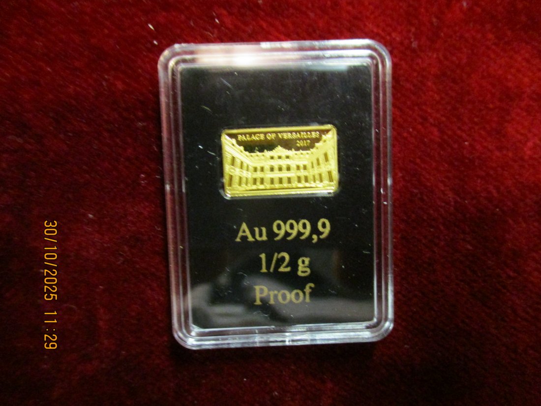  Anlagegold 999,9er Gold Gewicht: 0,5 Gramm /6   