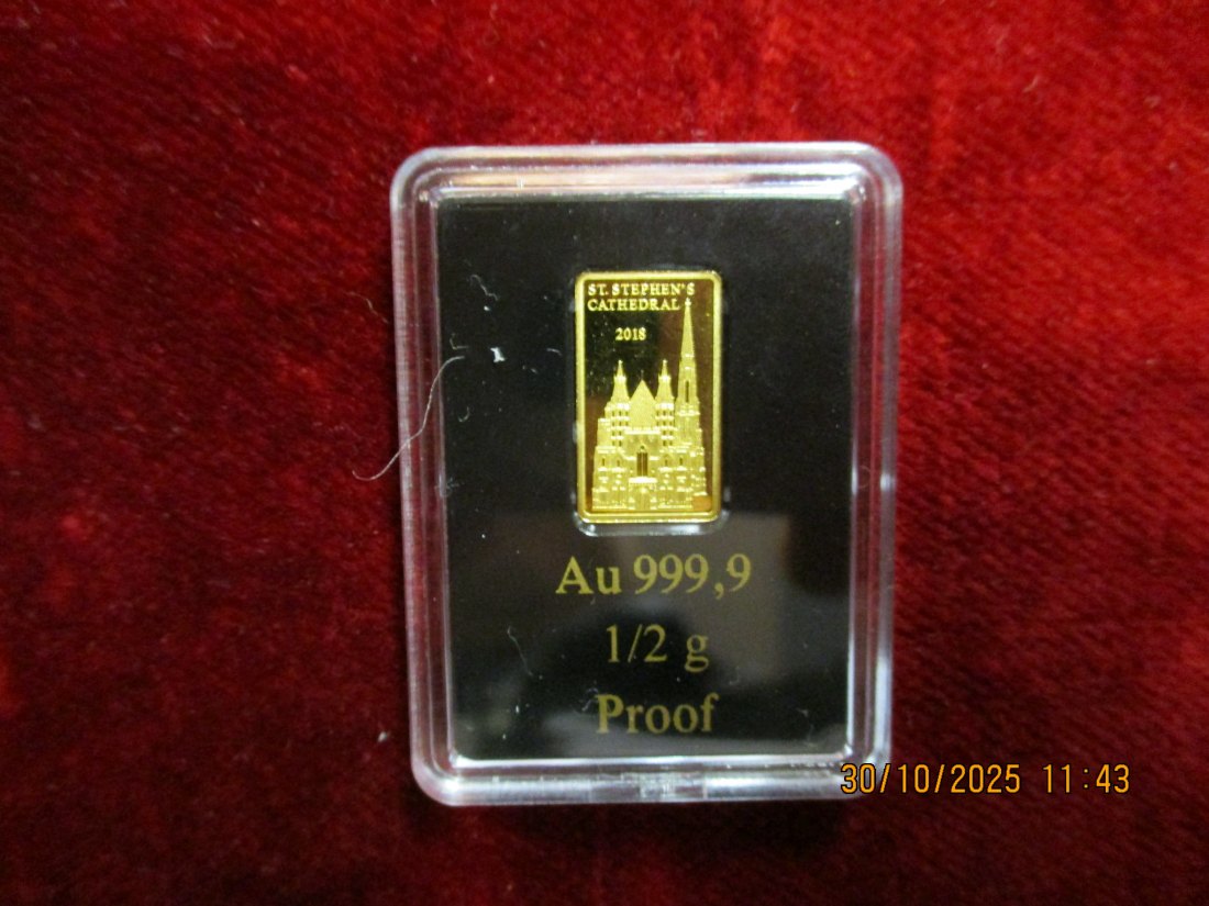  Anlagegold 999,9er Gold Gewicht: 0,5 Gramm /10   