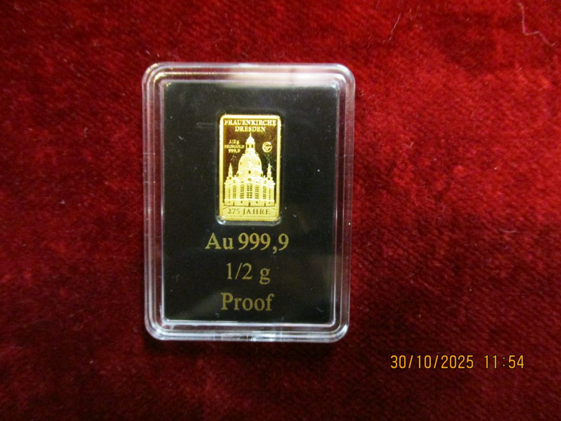  Anlagegold 999,9er Gold Gewicht: 0,5 Gramm /14   