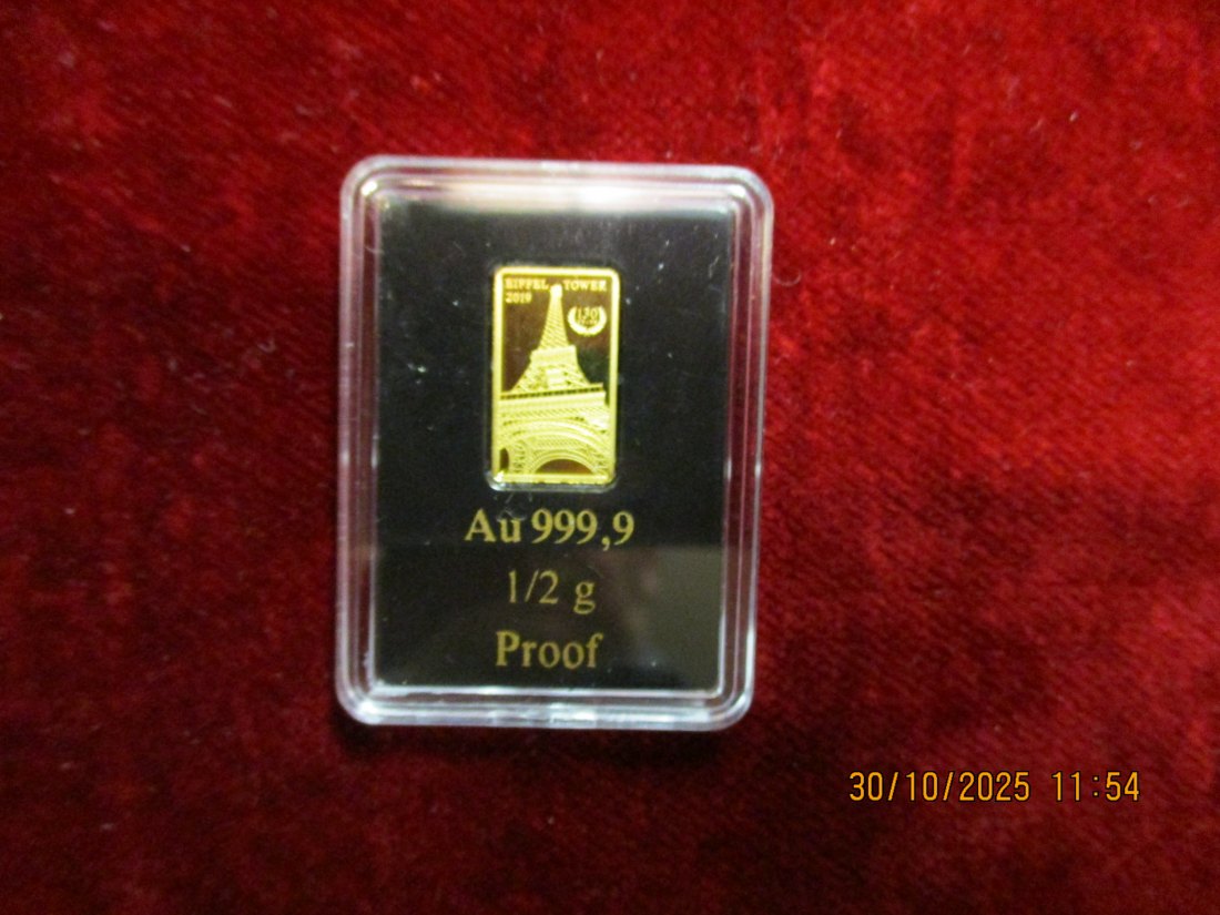  Anlagegold 999,9er Gold Gewicht: 0,5 Gramm /15   