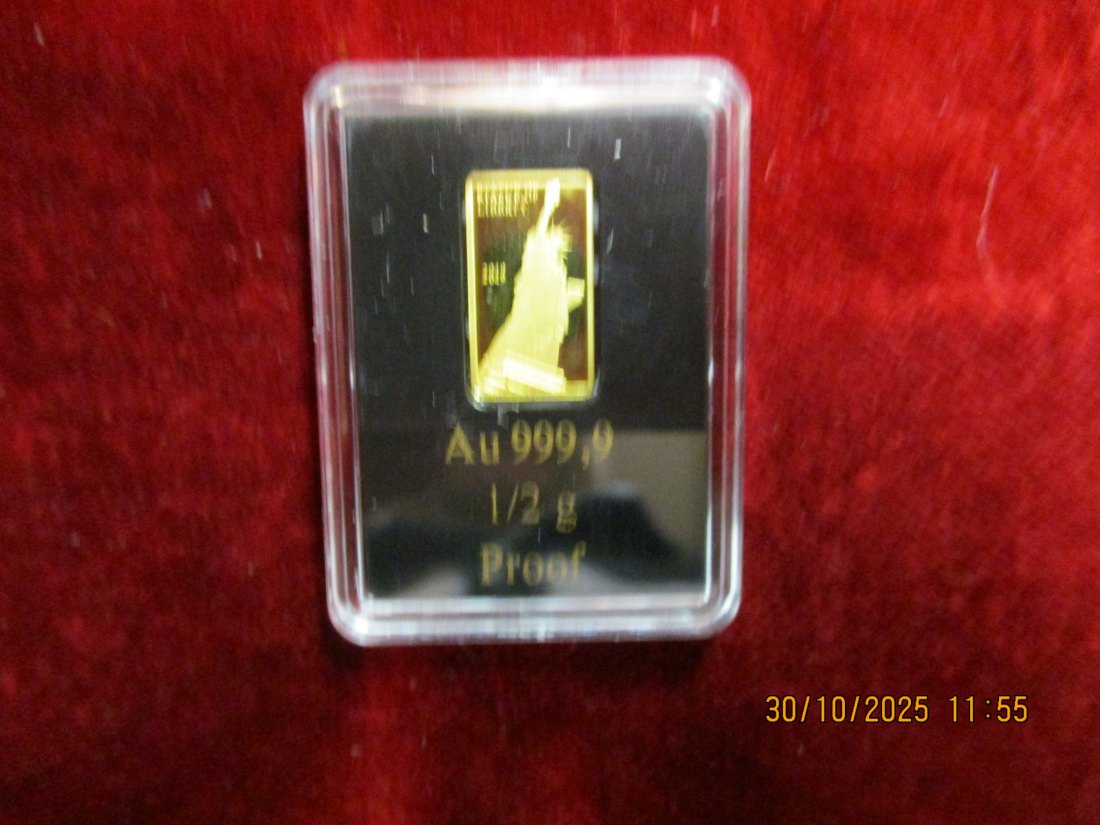  Anlagegold 999,9er Gold Gewicht: 0,5 Gramm /17   