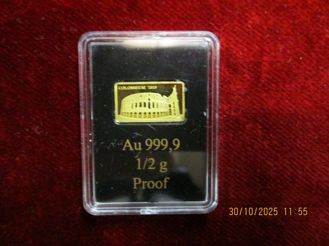  Anlagegold 999,9er Gold Gewicht: 0,5 Gramm /18   