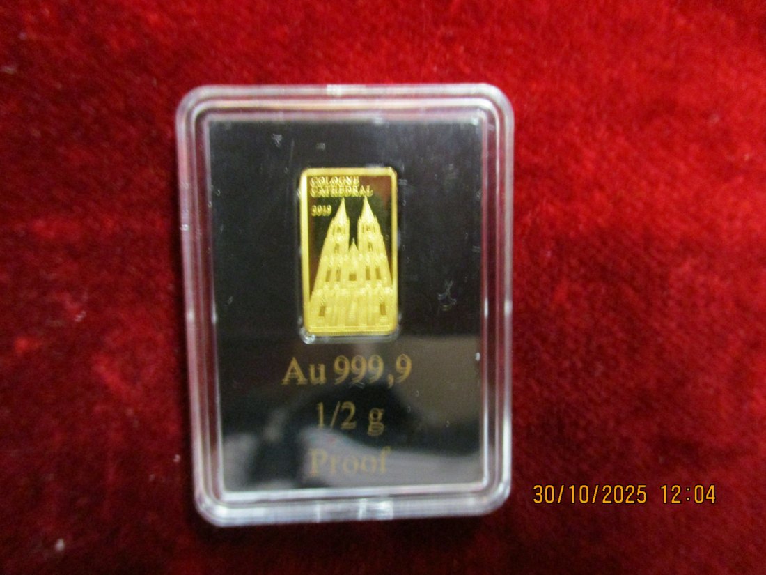  Anlagegold 999,9er Gold Gewicht: 0,5 Gramm /23   