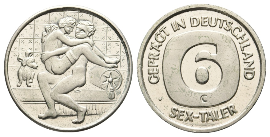  Medaille; Sex- Taler; 9,06 g; Ø 30,2 mm   