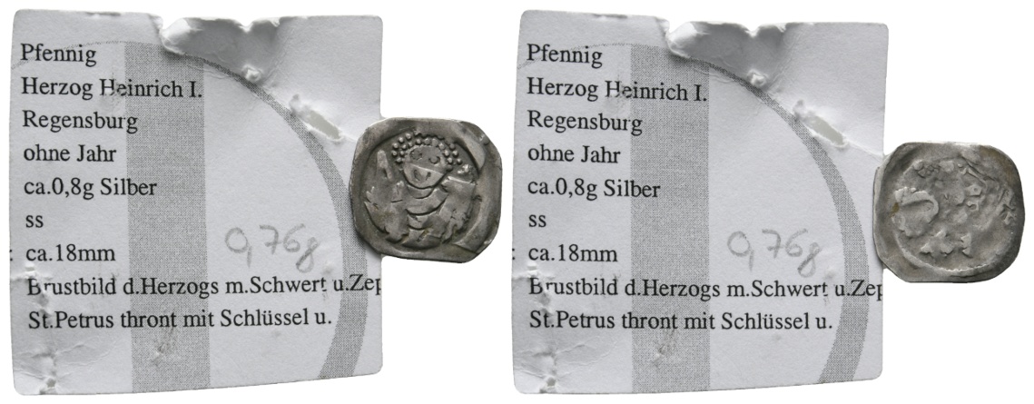  Mittelalter; Regensburg; Pfennig; 0,76 g   