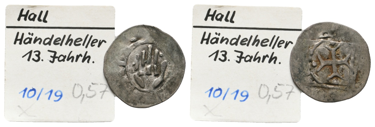 Mittelalter; Hall; Händelheller; 0,57 g