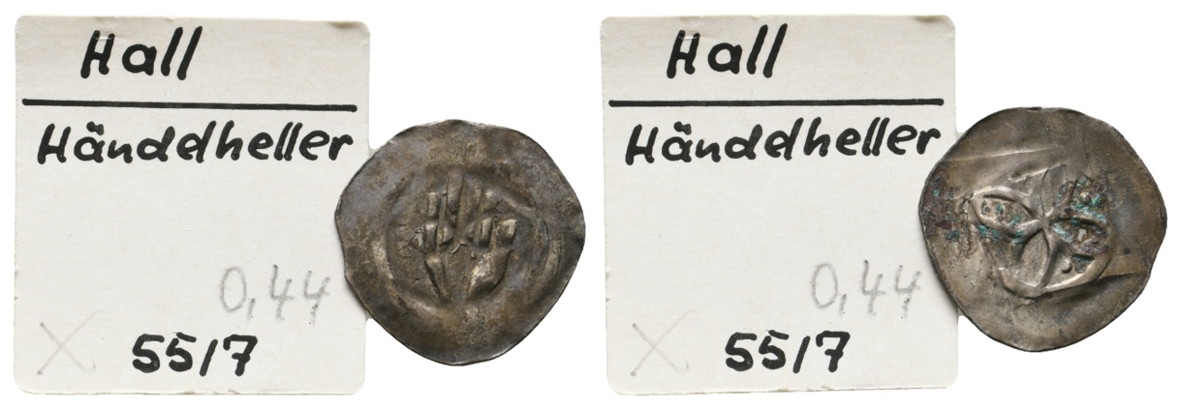  Mittelalter; Hall; Händelheller; 0,44 g   