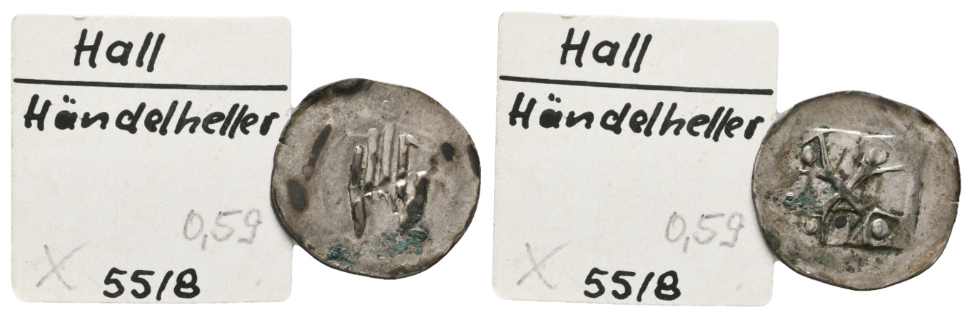 Mittelalter; Hall; Händelheller; 0,59 g