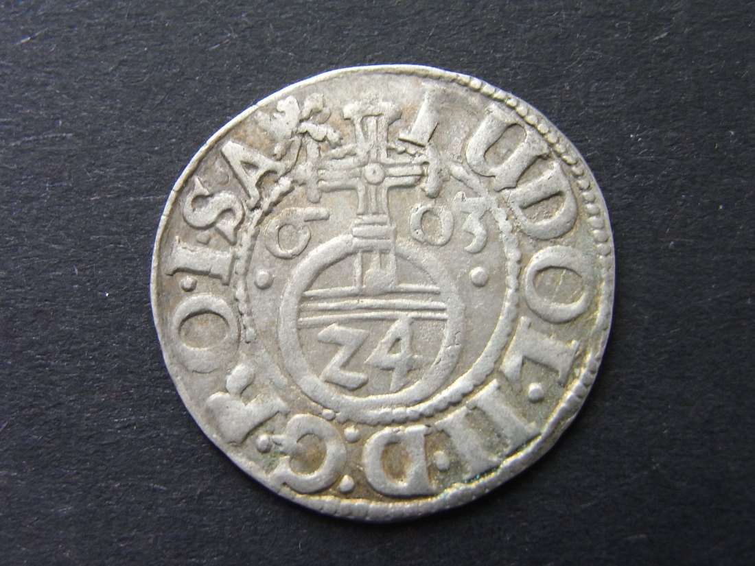  Schaumburg 1/24 Taler 1603 vzgl Mers. 3193   