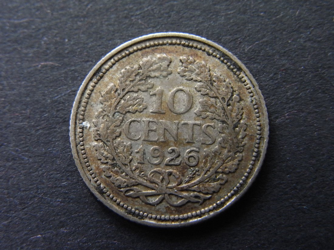  Niederland 10 Cents 1926 ss   